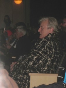 Rugter Hauer attends a late-night screening of Hobo with a Shotgun at the Library Theater in Park City. (Credit: John Brown)