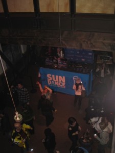 A dance party on opening night at Sundance (Credit: John Brown)